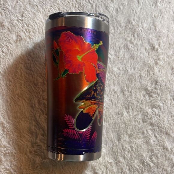 Guy Harvey neon turtle 20 ounce stainless tervis with lid - Picture 4 of 6